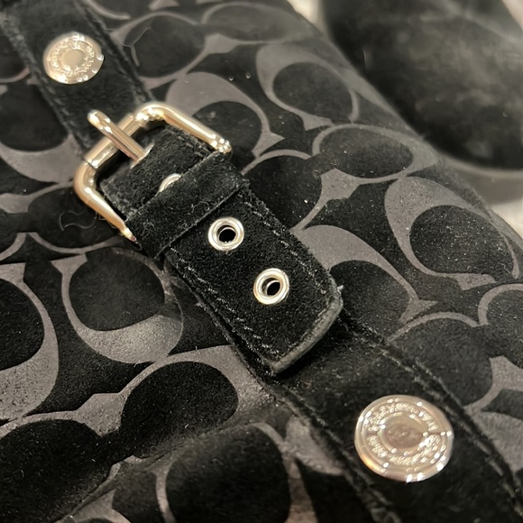 Coach black suede boots - Picture 7 of 7
